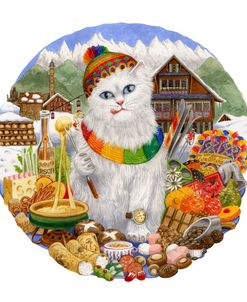 Swiss Alps Cat