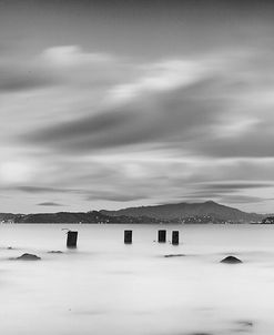 Four Pilings and Mount Tam