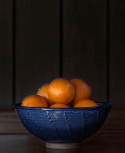 Ten Oranges in a Blue Bowl lo key