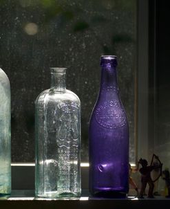 Still Life With Bottles And Found Figurines