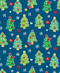Button Christmas Trees