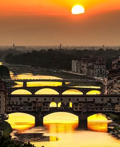 Sunset in Florence