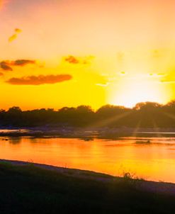 Llano River Sunset