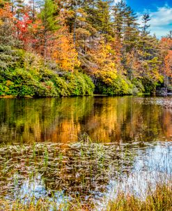Smoky Mountains Autumn Lake 4