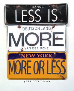 Mies Less Is More