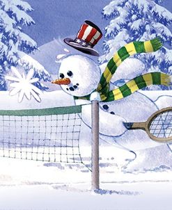 Snowman Tennis 1