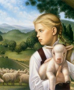 038 Girl With Lamb