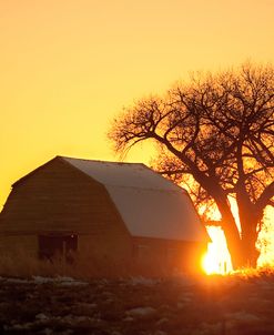 Barn Sunset