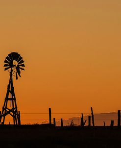 Windmill Sunset