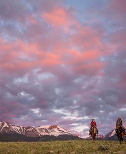 Snowy Peak Sunset