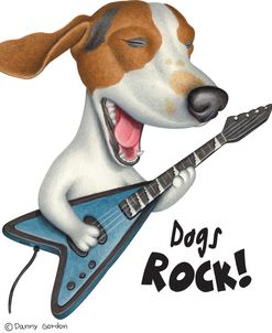 Basset Hound Dogs Rock