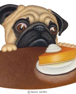 Pug with Pie