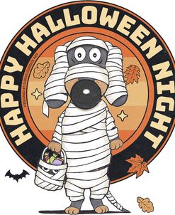 Happy 300 Halloween Night Circle