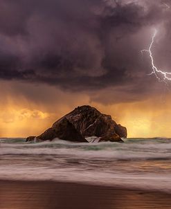 Storm At Face Rock1