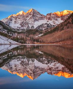 Maroon Bells Alpenglow