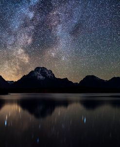 Jackson Lake Milky Way