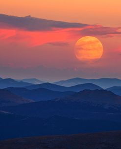 Supermoon at Sunrise