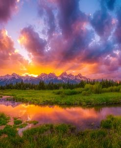 Grand Sunset in the Tetons