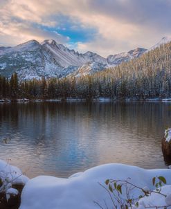 Longs Peak Snowy Sunrise