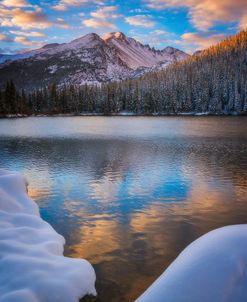 Sunrise Snow at Bear Lake