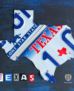 Texas License Plate Map