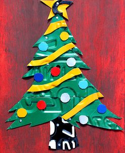 Noel Christmas Tree License Plate Art