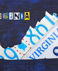 Virginia License Plate Map