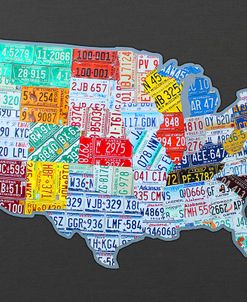 Massive USA License Plate Map
