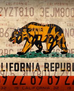 Cali State Flag License Plates