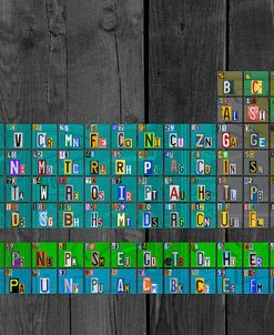 License Plate – Periodic Table