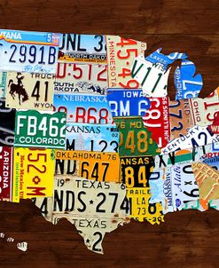 United States of America License Plate Map 2018
