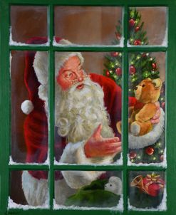 Santa Window 3