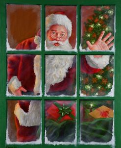 Santa Window 4
