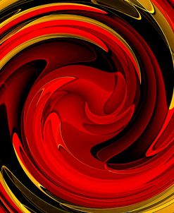 Red Gold Swirl