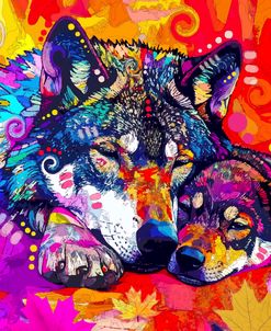 The Fall Bed Sleeping Wolves