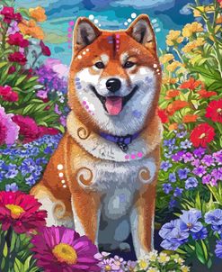 Spring Shiba Inu