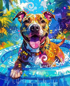 Summer Cool Off Pittie