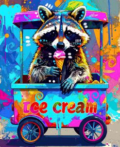 The Ice Cream Cart Raccoon