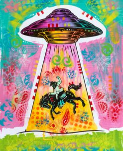 UFO Stealing Cowboy