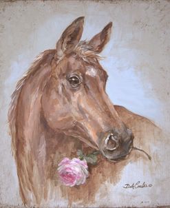 Horse with Rose