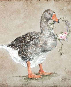 Goose With Wreath