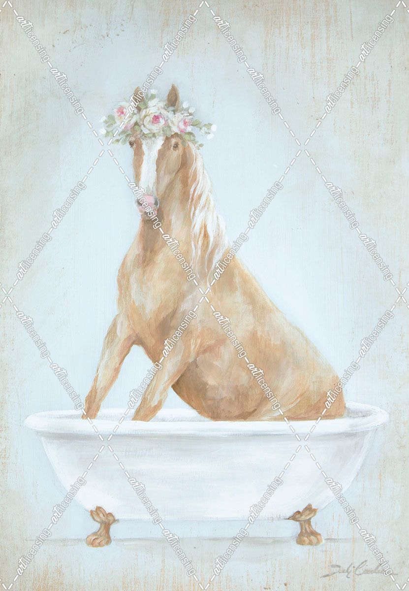 Horse In A Tub