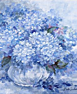 Hydrangeas In Blue