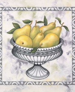 Pears In A Silver Bowl
