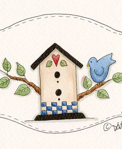 White Birdhouse