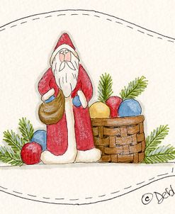 Santa With Basket