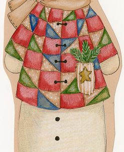 Patchwork Snowman