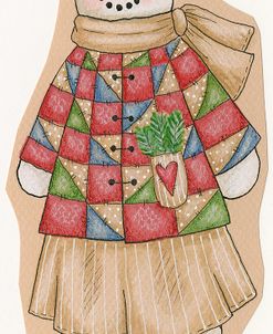 Patchwork Snowwoman