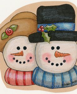 Mr & Mrs Snowman – Heads