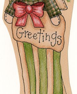 Greetings Stocking